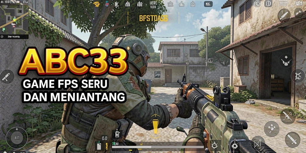 Tangkapan layar menunjukkan aksi seru dalam game FPS ABC33.