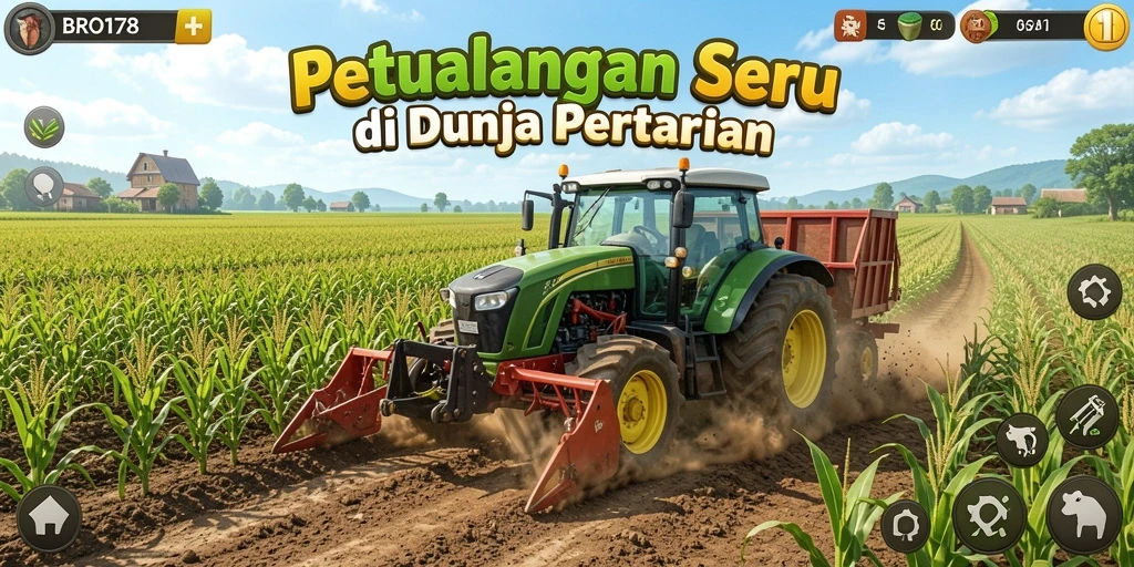 Gameplay menarik dalam dunia pertanian yang menawan.