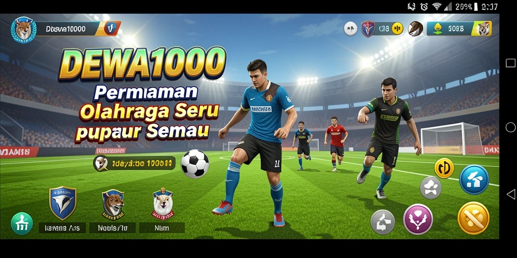 Tampilan gameplay DEWA1000 yang menarik dan seru.