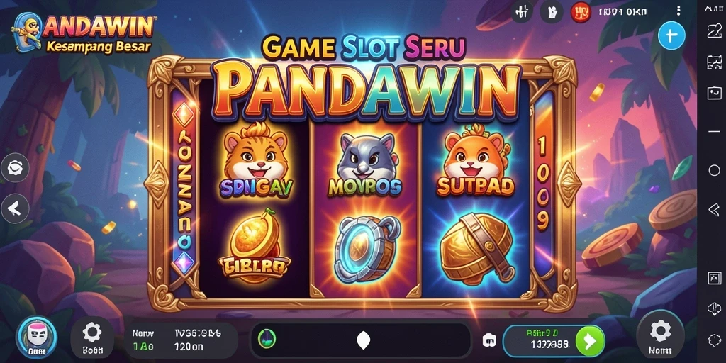 Tampilan gameplay PANDAWIN yang memukau dan penuh warna.