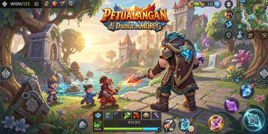 Tampilan gameplay seru di dunia <strong>WISNU123</strong> yang penuh petualangan.