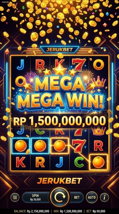 Tampilan antarmuka jerukbet yang intuitif dan mudah dinavigasi.